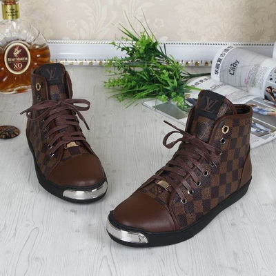 LV High-Top Fashion Men Shoes--063